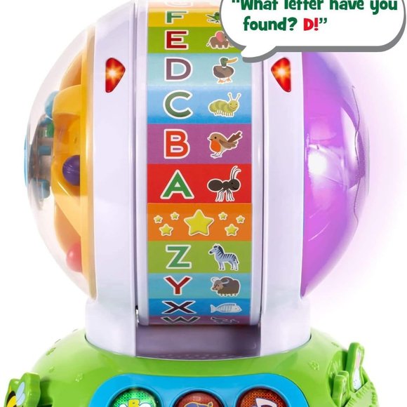 LeapFrog Spin and Sing Alphabet Zoo for ages 6 months to 36 months, Blue - Picture 15 of 16